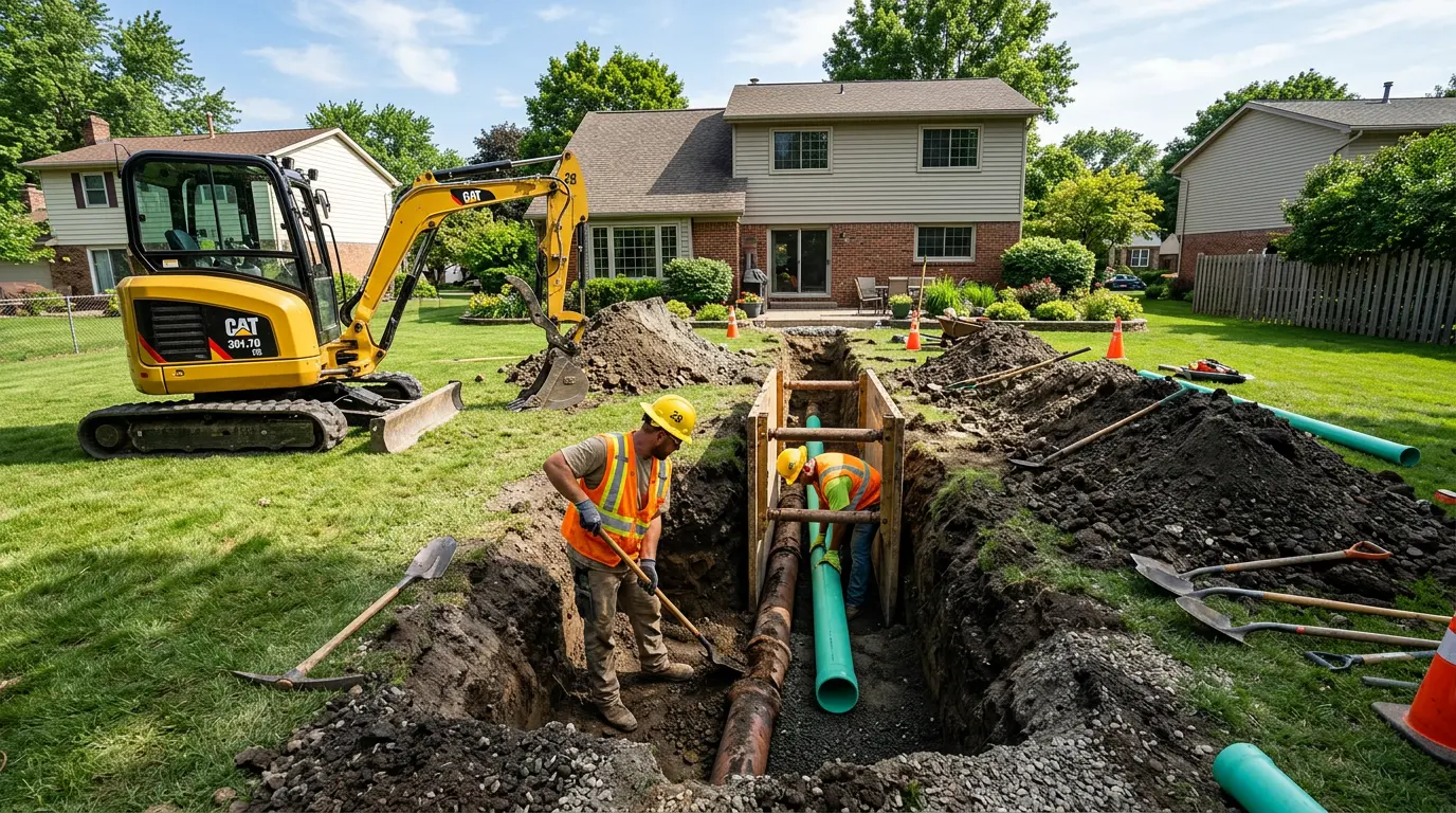 Sewer Line Replacement in Cottage Grove, MN